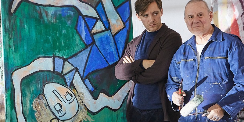 Dreharbeiten zu Die Frau in Blau mit Jonas Nay und Joachim Król - Foto: presseportal.de