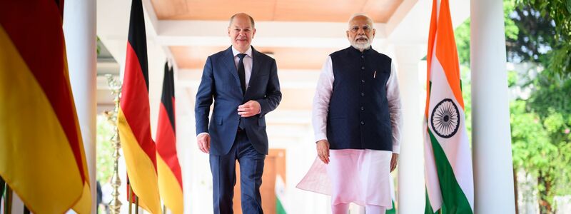 Scholz besucht Indien bereits zum dritten Mal in seiner knapp dreijährigen Amtszeit. - Foto: Marvin Ibo Güngör/Bundesregierung/dpa