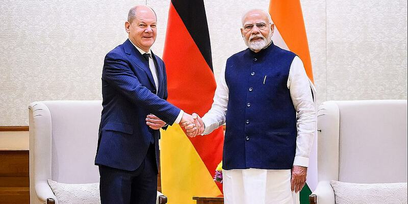 Olaf Scholz und Narendra Modi am 25.10.2024 - Foto: Güngör, Marvin Ibo/BPA,  Text: über dts Nachrichtenagentur