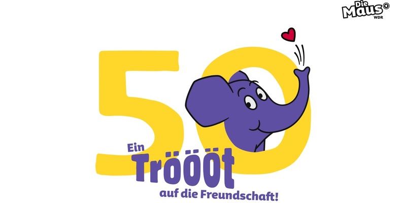 50 Jahre kleiner blauer Elefant: Ein Tröööt auf die Freundschaft! - Foto: presseportal.de