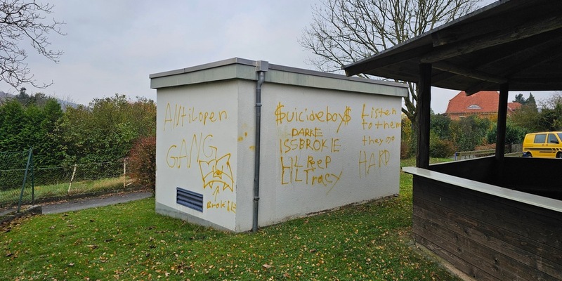 POL-NI: Mehrere Sachbeschädigungen durch Graffiti in Bernsen - Foto: presseportal.de