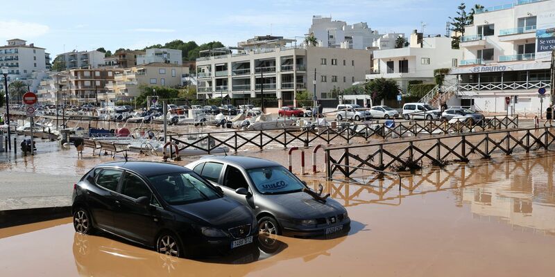 Auch im Küstenort Porto Cristo gab es Überschwemmungen. - Foto: Isaac Buj/EUROPA PRESS/dpa