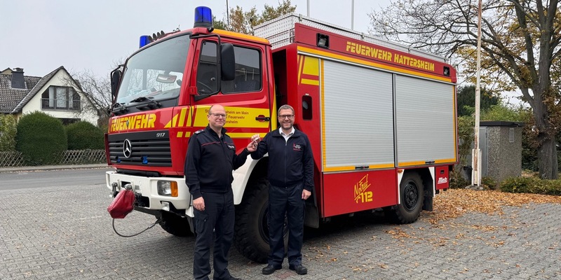 Feuerwehr MTK: Nach Brand bei der Feuerwehr Stadtallendorf: Hattersheim unterstützt mit Rüstwagen - Foto: presseportal.de