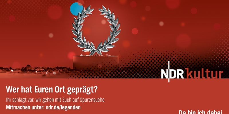 Mitmach-Aktion: NDR Kultur sucht Legenden von nebenan - Foto: Norddeutscher Rundfunk / Weiterer Text über ots und www.presseportal.de/nr/6561 / Die Verwendung dieses Bildes für redaktionelle Zwecke ist unter Beachtung aller mitgeteilten Nutzungsbedingungen zulässig und dann auch honorarfrei. Veröffentlichung ausschl