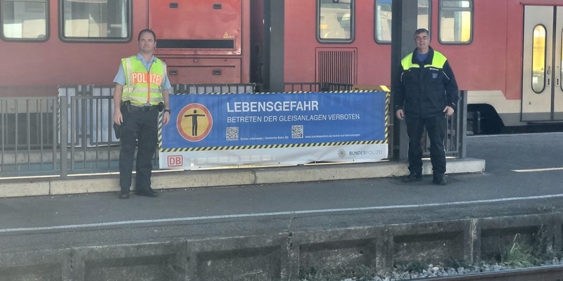 BPOLI-OG: Betreten verboten!: Bahn und Bundespolizei warnen vor Unfällen im Gleisbereich - Foto: presseportal.de