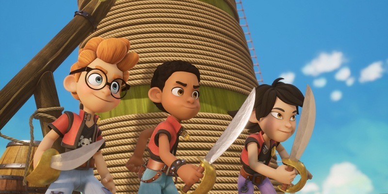 Animationsserien-Premieren im Herbst bei KiKA / Von Piratenschülern, fiesen Plänen und wilden Dinosaurier-Abenteuern - Foto: presseportal.de