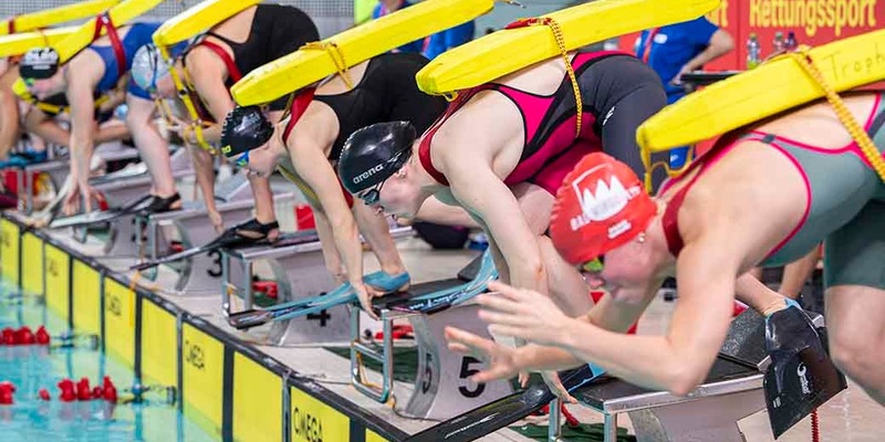 DLRG ermittelt in Hannover Deutsche Meister 2024 im Rettungsschwimmen - Foto: presseportal.de