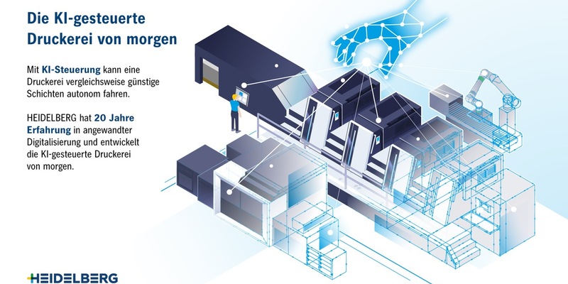 HEIDELBERG entwickelt die KI-gesteuerte Druckerei von morgen - Foto: presseportal.de