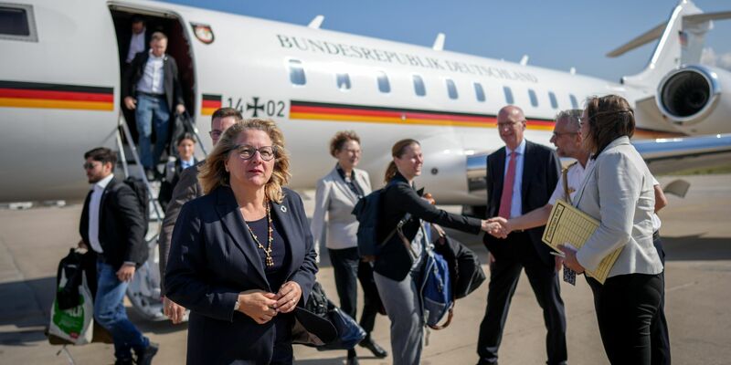 Entwicklungsministerin Schulze auf Kurzbesuch im Libanon. - Foto: Kay Nietfeld/dpa