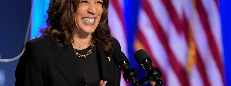 Die demokratische Präsidentschaftskandidatin Kamala Harris ist für ihre fröhliche Art bekannt. (Archivbild) - Foto: Jacquelyn Martin/AP