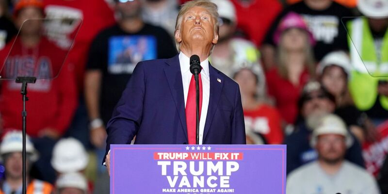 Trump setzt auf Beleidigungen.  - Foto: Matt Freed/AP/dpa