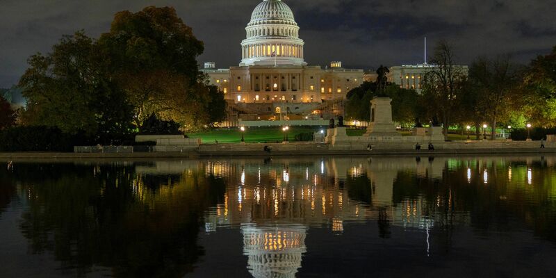 Blick auf das Kapitol in der US-Haupstadt Washington. - Foto: Jose Luis Magana/FR159526 AP/AP