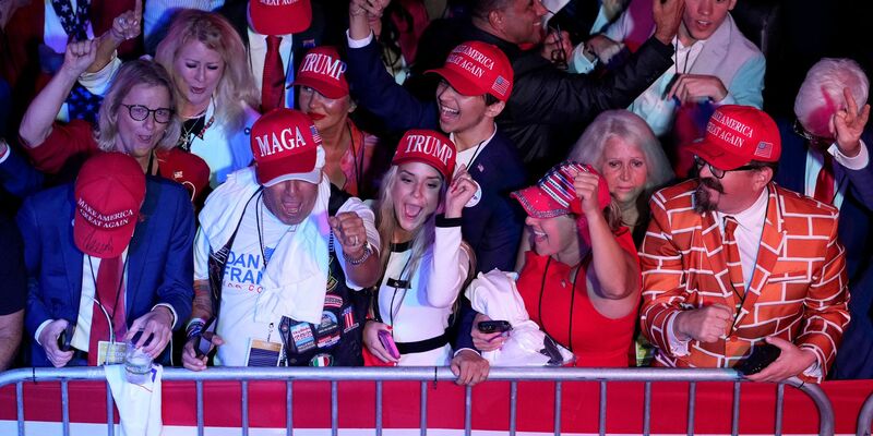 Sie glauben fest an Trumps Sieg - in Idaho hat er ihn sicher. - Foto: Jeff Roberson/AP/dpa