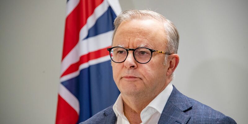 Australiens Premier Albanese gehörte zu den ersten Gratulanten. (Archivbild) - Foto: Brian Cassey/AAP/dpa