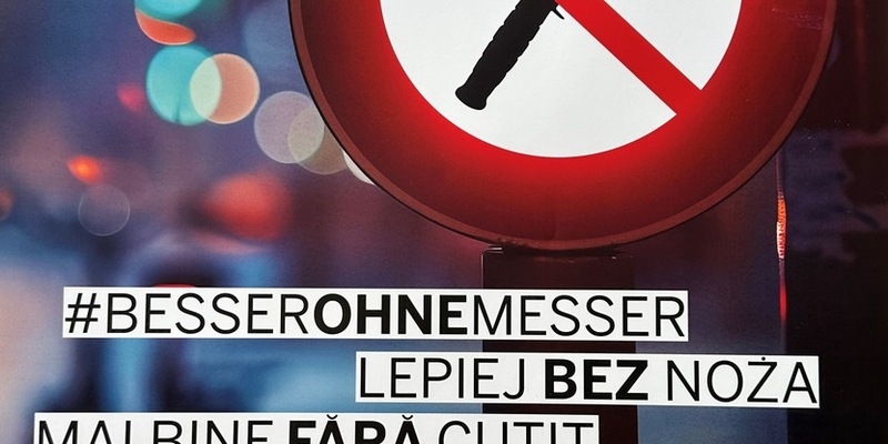 POL-PB: Kampagne gegen Messergewalt - Plakataushang gestartet - Foto: presseportal.de