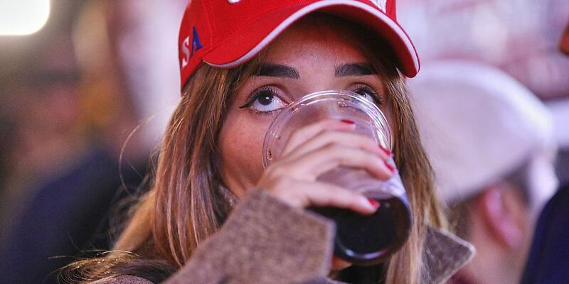 Zuschauerin auf Republikaner-Wahlparty in der Wahlnacht - Foto: über dts Nachrichtenagentur