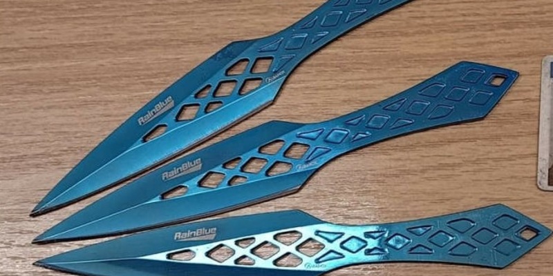 BPOLI EF: Wurfmesser im Hauptbahnhof sichergestellt - Foto: presseportal.de