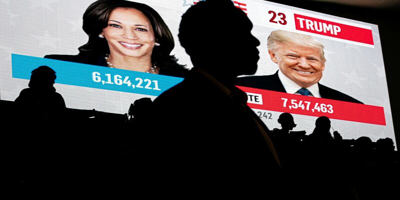 Der Ausgang der US-Wahl war eindeutig.   - Foto: Nathan Howard/AP/dpa