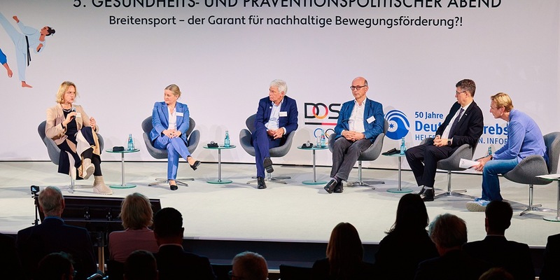 Breitensport - der Garant für nachhaltige Bewegungsförderung?! / 5. Gesundheits- und präventionspolitischer Abend des DOSB und der Deutschen Krebshilfe - Foto: presseportal.de