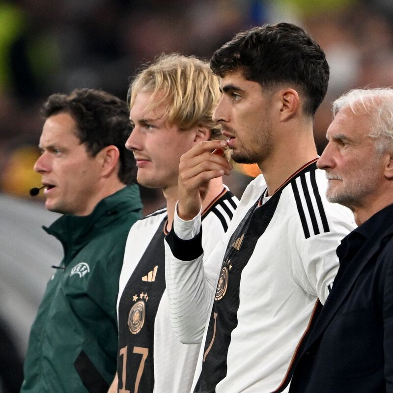 Zweimal entschied der Videobeweis gegen Deutschland.  - Foto: Federico Gambarini/dpa