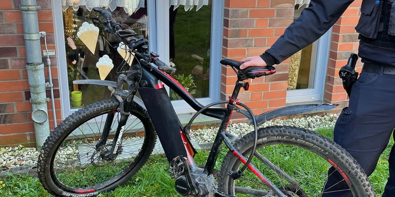POL-KLE: Kevelaer - Polizei stellt hochwertiges E-Mountainbike sicher und sucht den Eigentümer - Foto: presseportal.de