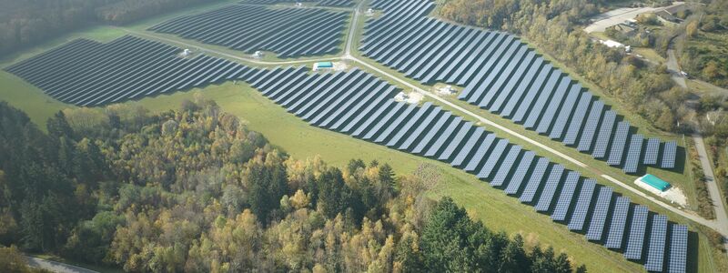 Der Freiflächen-Solarpark versorgt rund 39.000 Vier-Personen-Haushalte in Rheinland-Pfalz mit emissionsfreiem Strom. (Archivbild) - Foto: Thomas Frey/dpa