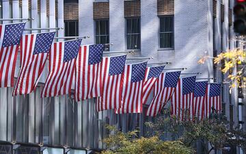 US-Fahnen (Archiv) - Foto: über dts Nachrichtenagentur
