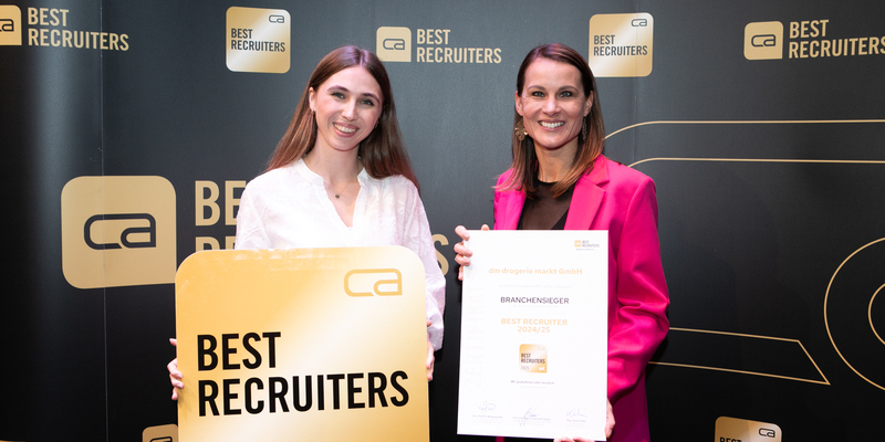 BEST RECRUITER 2024: dm drogerie markt - Foto: dm/BEST RECRUITERS/APA-Fotoservice/Fröschl-Roßboth über pressetext.de