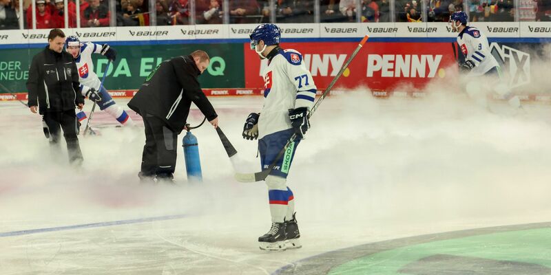 Samuel Takac sorgte für das erste Tor der Slowaken gegen Deutschland. - Foto: Daniel Löb/dpa