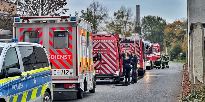 FW-NE: Feuer auf dem Geländes des Lukas Krankenhauses gelöscht | Mehrere Löschzüge im Einsatz - Foto: presseportal.de