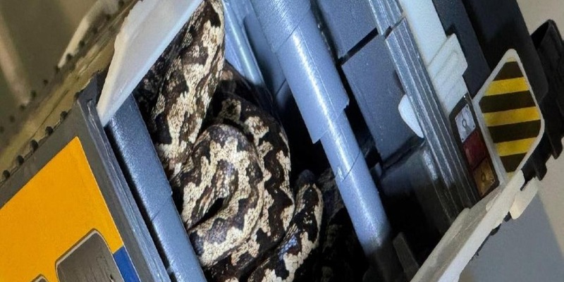 HZA-DD: Lebende Schlangen im Frachtpaket/ Zoll beschlagnahmt Pazifik Boas - Foto: presseportal.de