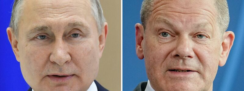 Kremlchef Wladimir Putin hat immer wieder erklärt, offen zu sein für einen Dialog auch mit Kanzler Olaf Scholz. (Archivbild) - Foto: ---Kay Nietfeld/dpa/AP/sputnik/dpa