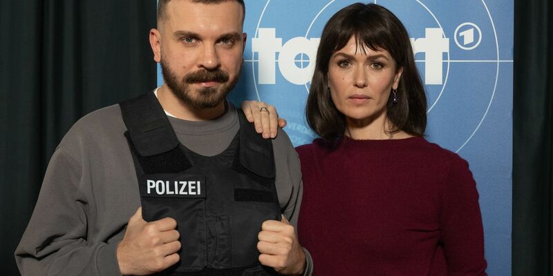 Ermitteln künftig als TV-Polizisten am Main: Die Schauspieler Edin Hasanovic und Melika Foroutan. - Foto: Boris Roessler/dpa