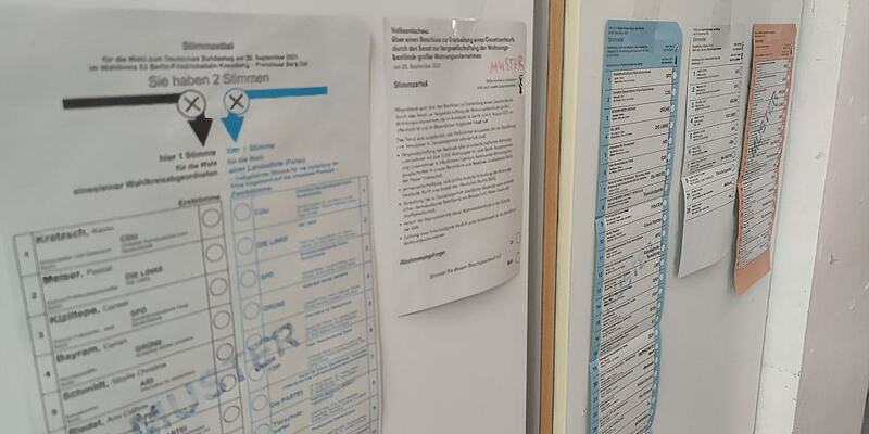 Wahllokal am 26.09.2021 - Foto: über dts Nachrichtenagentur