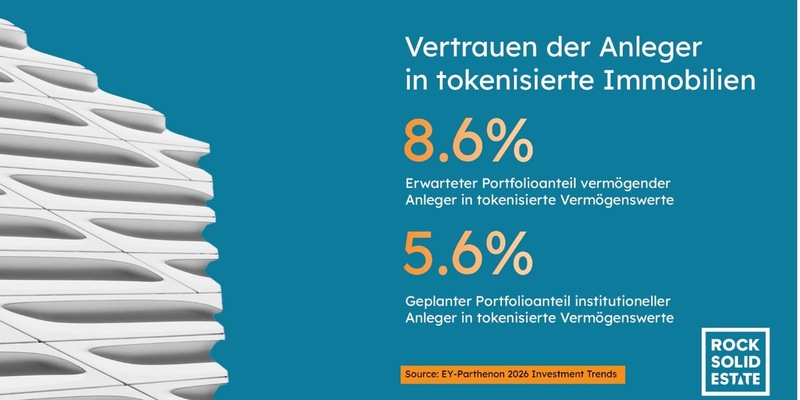 Tokenisiertes Immobilieninvestment: Eine neue Ära für Anleger durch die Rocksolid Estate AG - Foto: presseportal.de