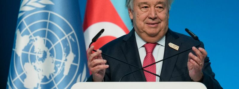 UN-Chef Guterres ruft die G20-Staaten zum Handeln auf.  - Foto: Rafiq Maqbool/AP/dpa