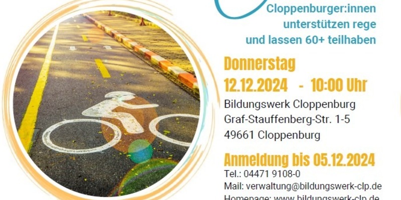 POL-CLP: Einzelmeldung für den Bereich Cloppenburg - Sicher unterwegs mit dem Pedelec - Präventionsveranstaltungen am 18.11.2024 und 12.12.2024 - Foto: presseportal.de