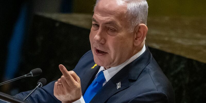 Israels Regierungschef Benjamin Netanjahu auf der UN-Vollversammlung. (Archivbild) - Foto: Michael Kappeler/dpa