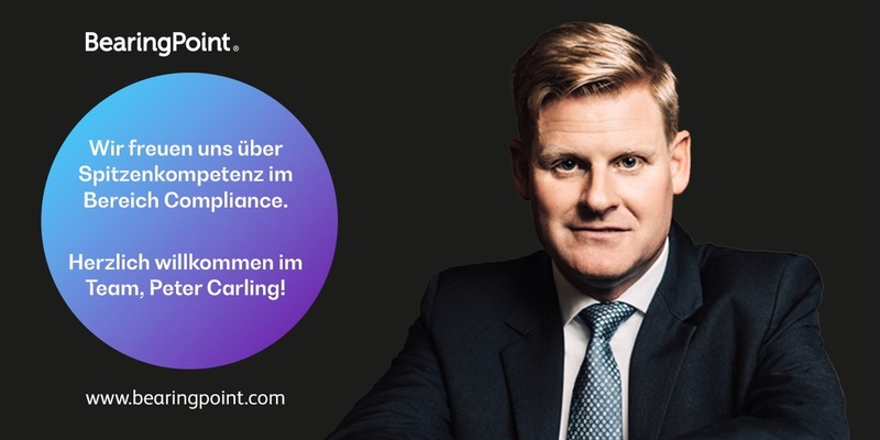 BearingPoint baut Beratungskapazitäten im Bereich Compliance mit neuem Partner Peter Carling und internationalem Team weiter aus - Foto: presseportal.de