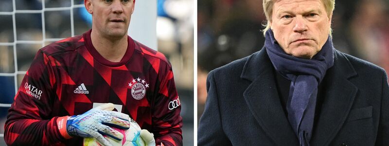 Oliver Kahn (r) hat einen Rat für Manuel Neuer. - Foto: Soeren Stache, Sven Hoppe/dpa