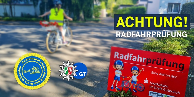 POL-GT: Fahrradprüfung an der Grundschule Heidewald - Foto: presseportal.de