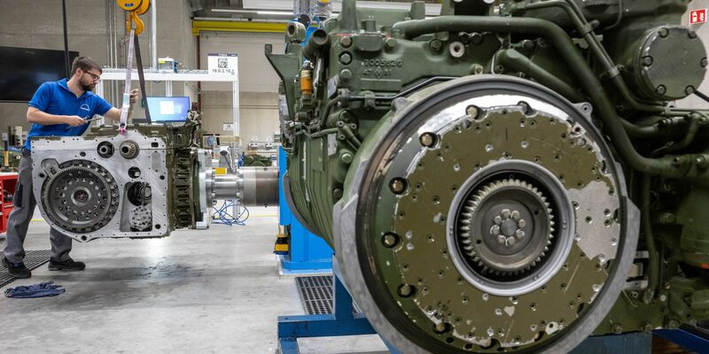 Steigende Nachfrage: Getriebehersteller Renk in Augsburg - Foto: Stefan Puchner/dpa