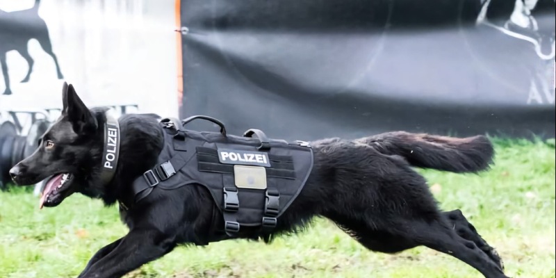 POL-DU: Duisburg-Nord/Oberhausen/Düsseldorf: Polizeihund Goethe stellt flüchtigen Autofahrer - Foto: presseportal.de