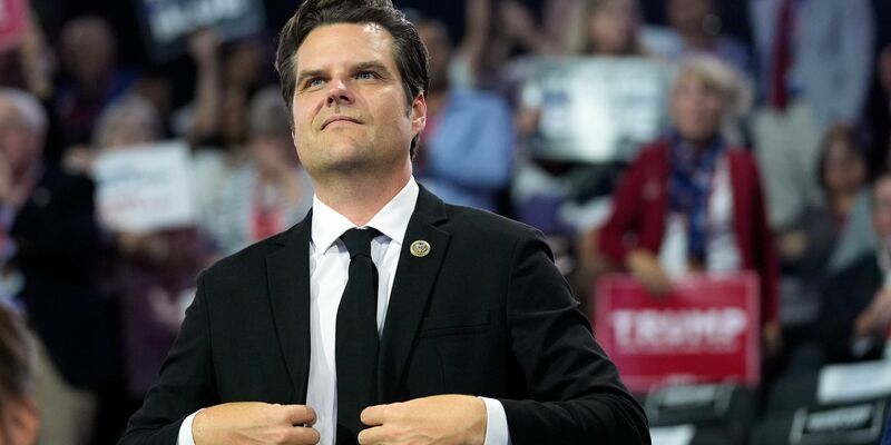 Matt Gaetz gilt als einer der radikalsten Abgeordneten im Kongress. (Archivbild) - Foto: Evan Vucci/AP/dpa