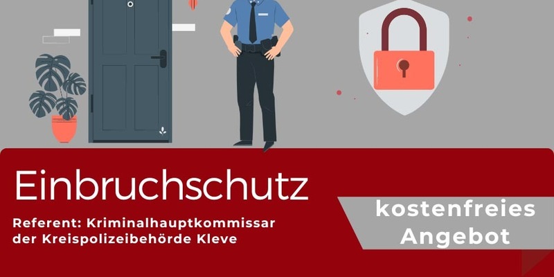 POL-KLE: Kreis Kleve - Zum Thema Einbruchschutz: Kreispolizeibehörde Kleve und AWO Familienbildungswerk bieten kostenfreie Vorträge an - Foto: presseportal.de