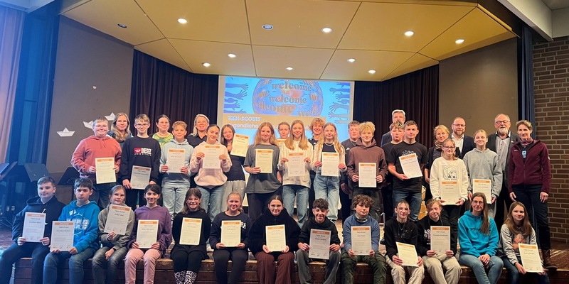 POL-GS: Ausbildung mit Spiel, Spaß und ganz viel Wissen / 29 neue Teen-Scouts an drei Schulen im Landkreis - Foto: presseportal.de