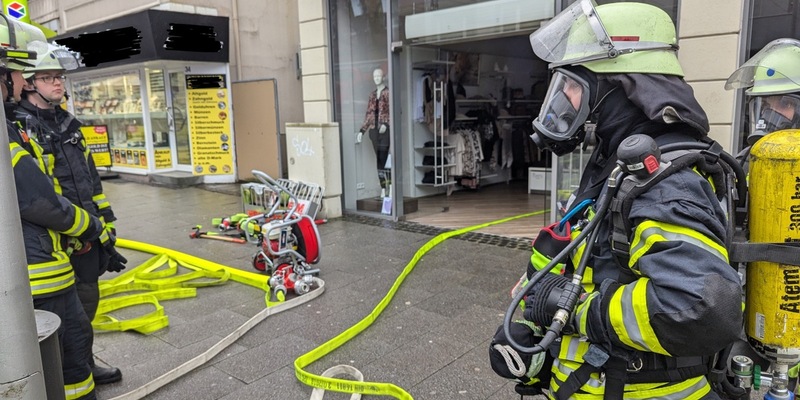 FW-AR: Brand einer Teeküche in der Neheimer Fußgängerzone - Foto: presseportal.de