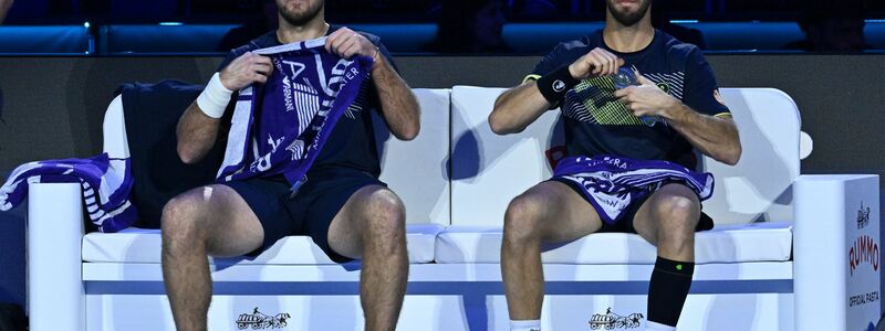 Kevin Krawietz (l) und Tim Pütz (r) stehen im Endspiel des Tennis-Saisonfinals. - Foto: Domenico Cippitelli/Ipa Sport/LiveMedia/IPA via ZUMA Press/dpa