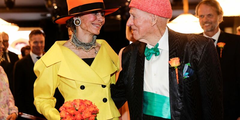 Olav Thon (r.) galt als einer der reichsten Menschen Norwegens. (Archivbild) - Foto: Berit Roald/NTB scanpix/dpa