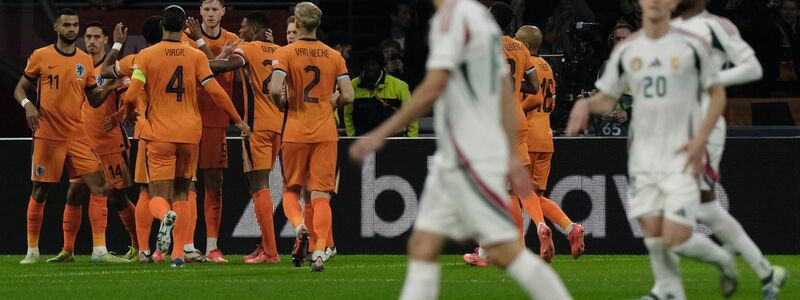 Die Niederlande gewinnen am Ende mit 4:0. - Foto: Patrick Post/AP/dpa